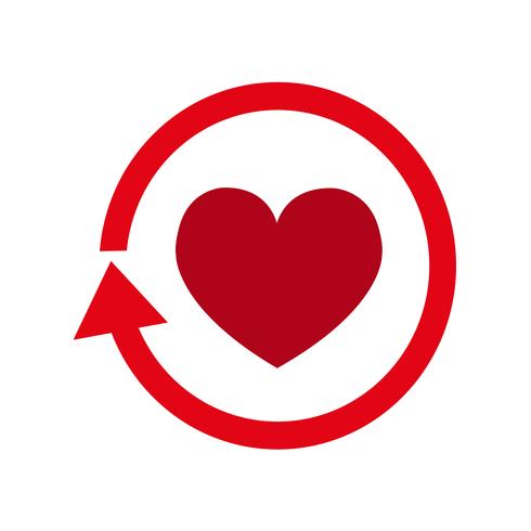 Hjärta vektor ikon