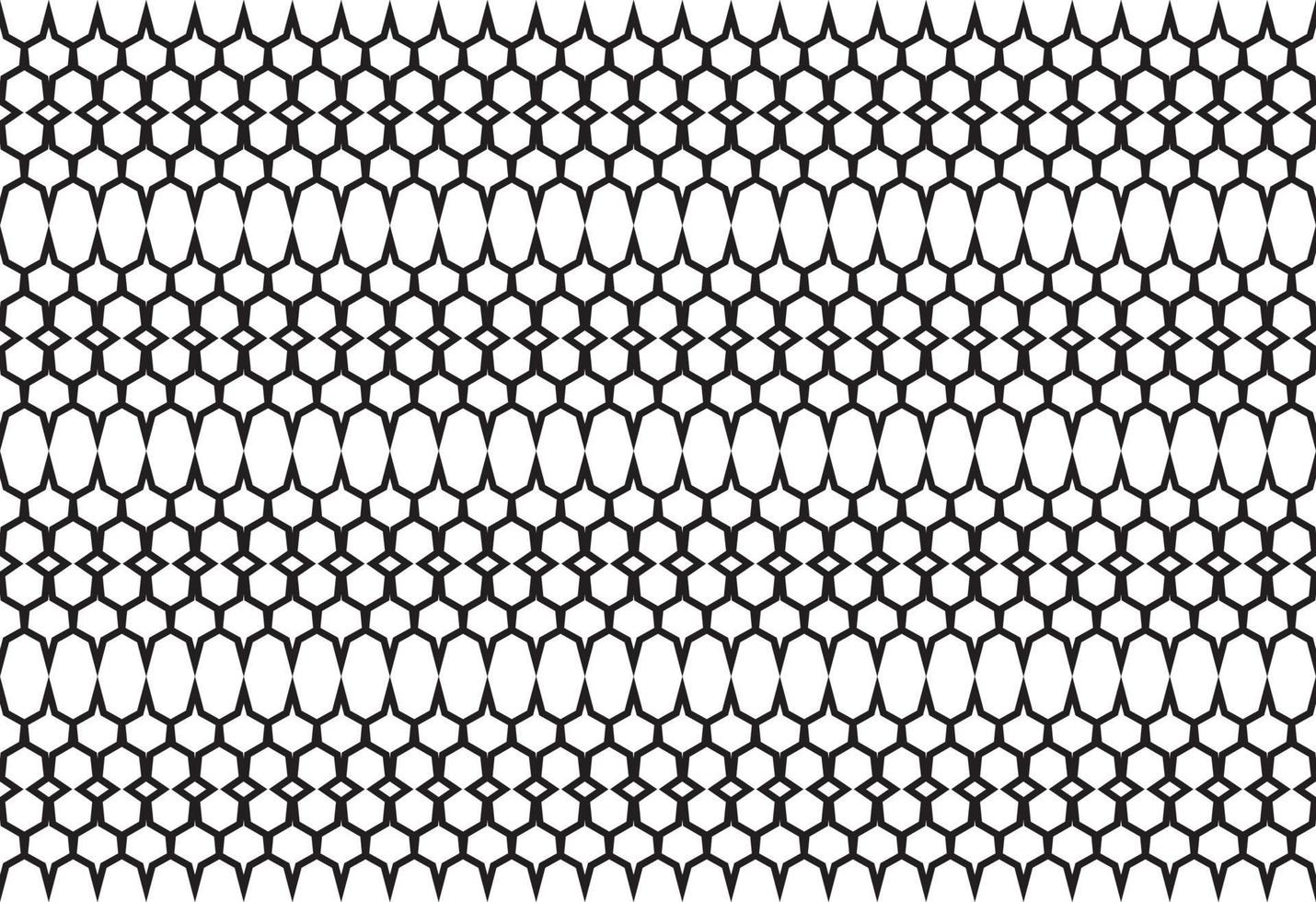 nahtloses muster mit schwarz-weißer farbe, moderner streifenhintergrund, geometrisches designmuster. Vektor-Illustration. vektor