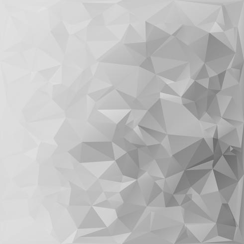 Grå vit polygonal bakgrund, kreativa designmallar vektor