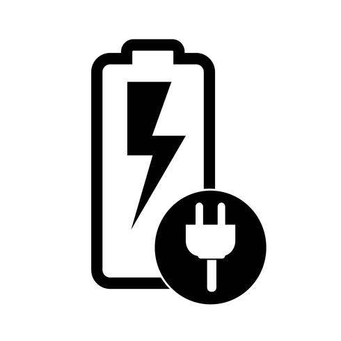 Zeichen der Batterie-Symbol vektor