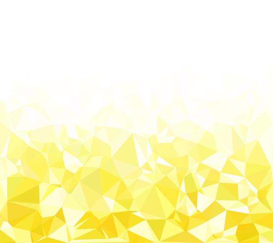 Gelber polygonaler Mosaik-Hintergrund, kreative Design-Schablonen vektor