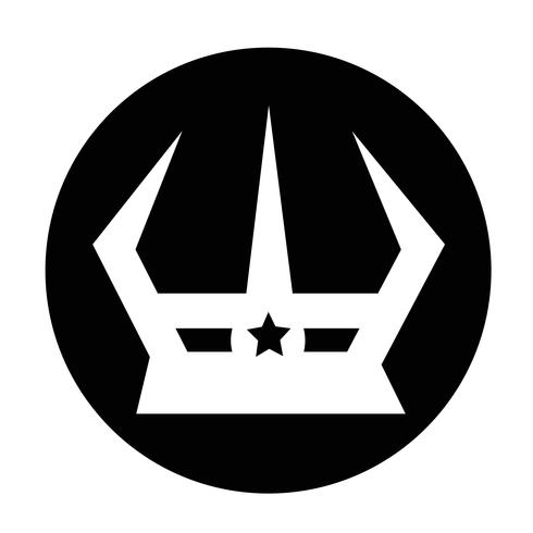 Zeichen der Krone-Symbol vektor