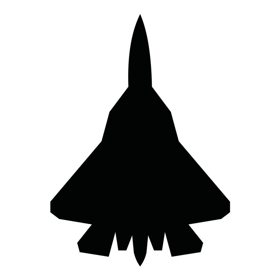 modern jet fighter vektor design