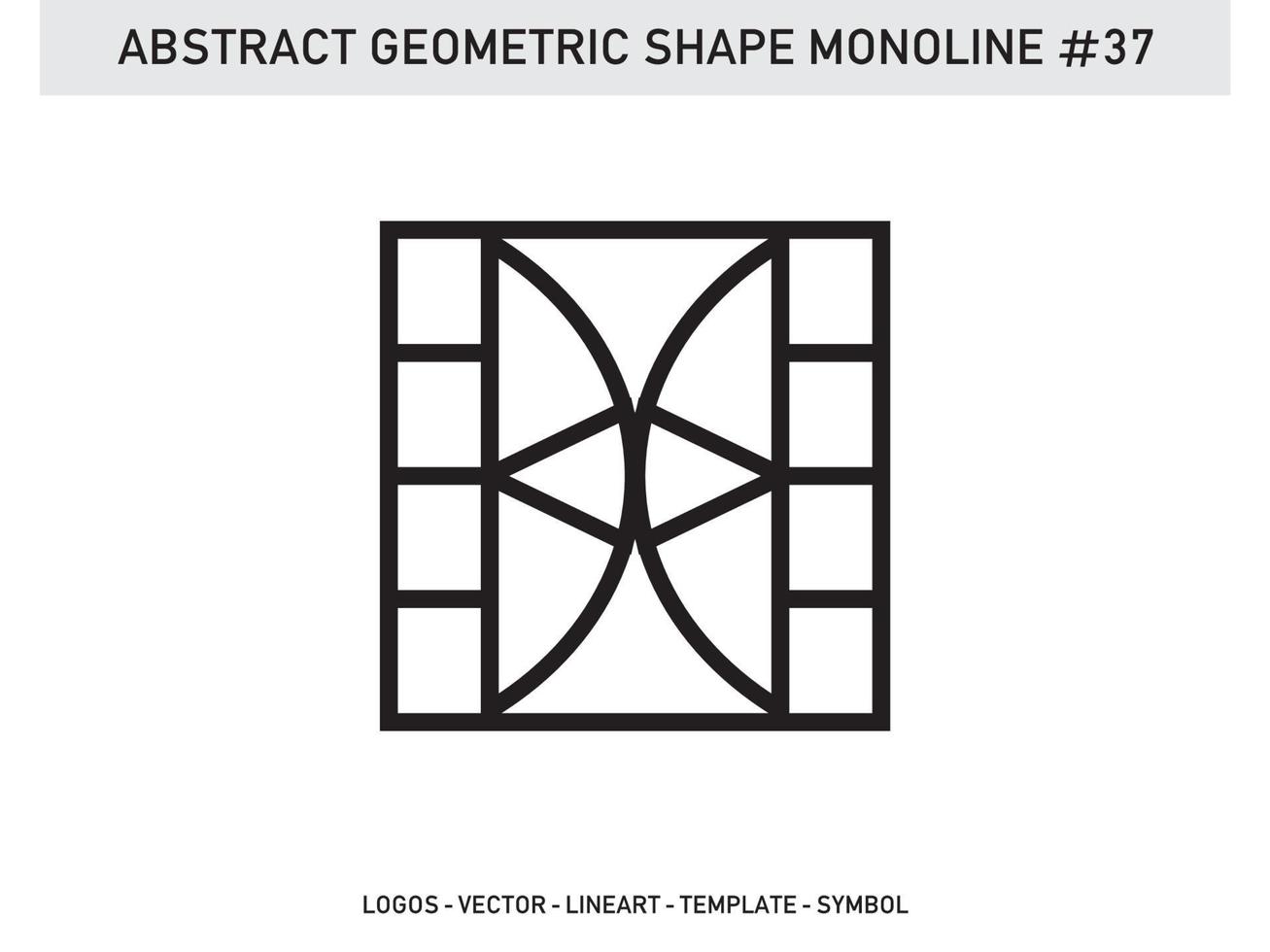 geometriska ramar abstrakt polygonala former eleganta gränser element symboler gratis vektor