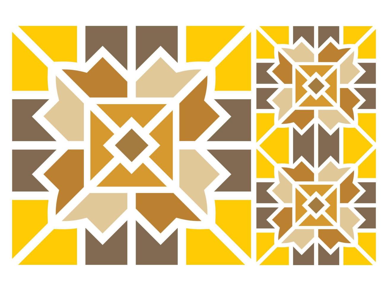 nahtloses Muster Design Fliese Mosaik Vektor kostenlos