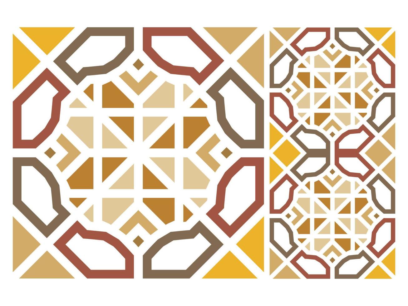 nahtloses Muster Design Fliese Mosaik Vektor kostenlos