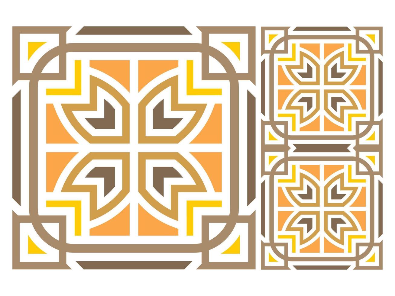 sömlösa mönster design kakel mosaik vektor gratis