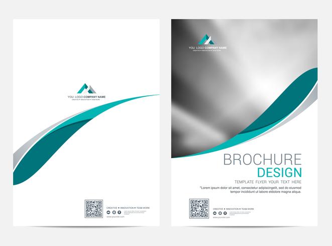 Broschüre Layoutvorlage, Cover-Design-Hintergrund vektor