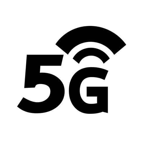 5G Wireless Wifi-Symbol vektor