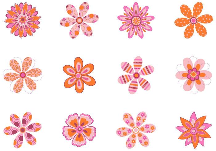 Mönstrad Floral Vector Pack