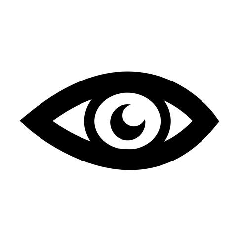 Auge Symbol Vektor-Illustration vektor