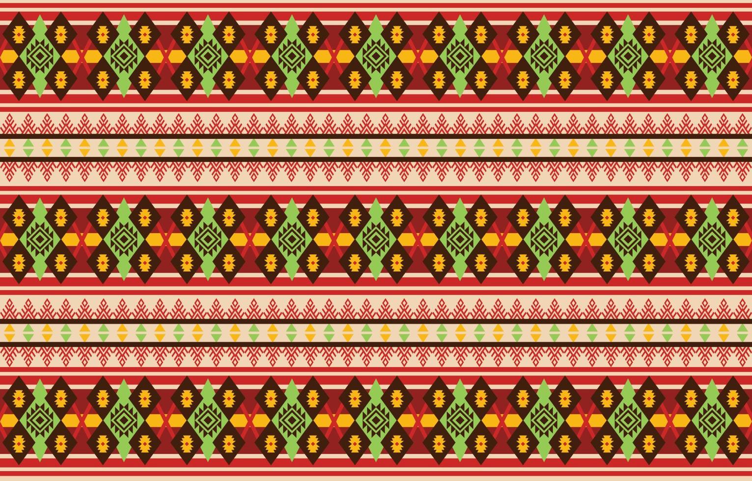 schöne ethnische abstrakte geometrische Kunst. Nahtloses Chevron-Muster in Stammes-, Volksstickerei und Blumen. aztec rhombus art ornament print.design für teppich, tapete, kleidung, verpackung, stoff. vektor