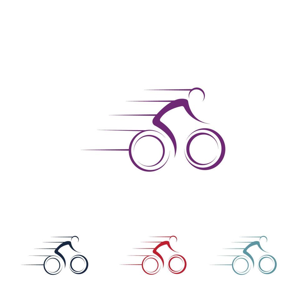 Fahrrad-Logo-Vektor vektor