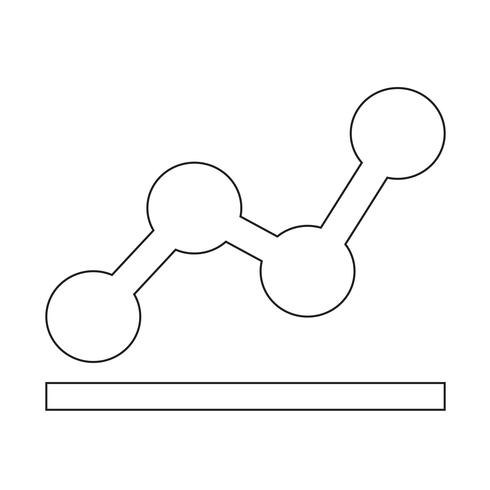 diagramdiagram ikon vektor illustration