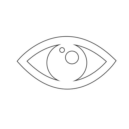 Auge Symbol Vektor-Illustration vektor