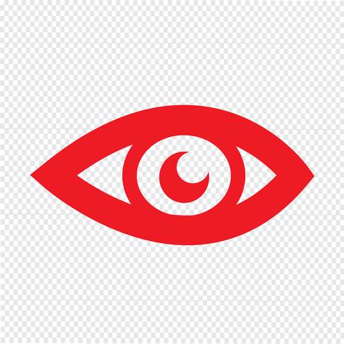 Auge Symbol Vektor-Illustration vektor