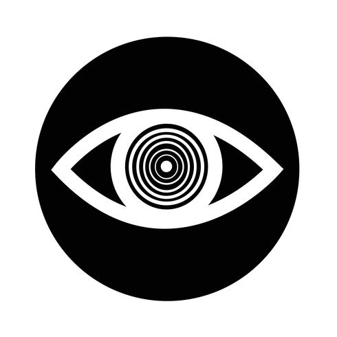 Sign of Eye-ikonen vektor