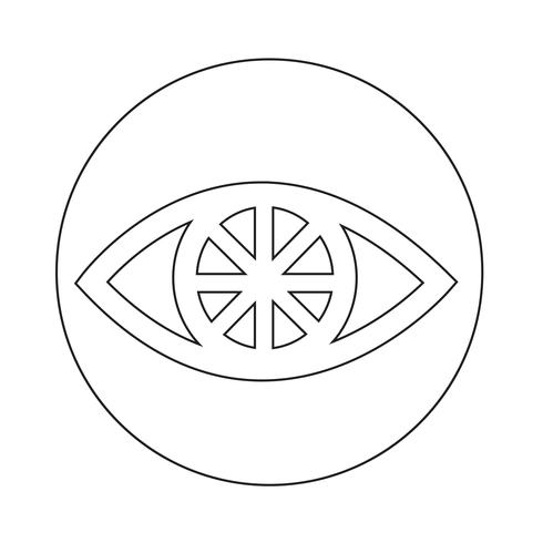 Zeichen der Augensymbol vektor