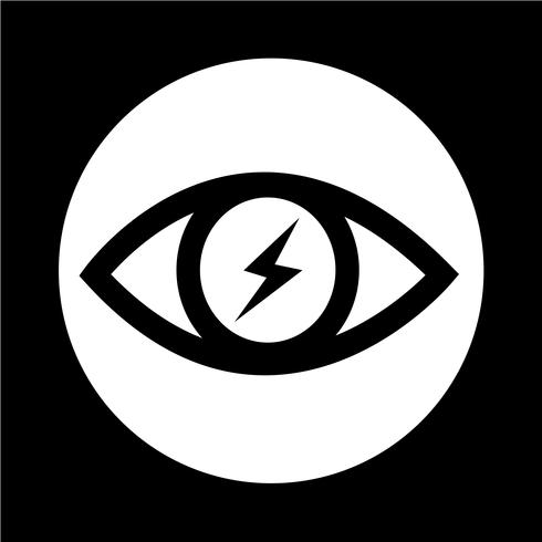 Sign of Eye-ikonen vektor