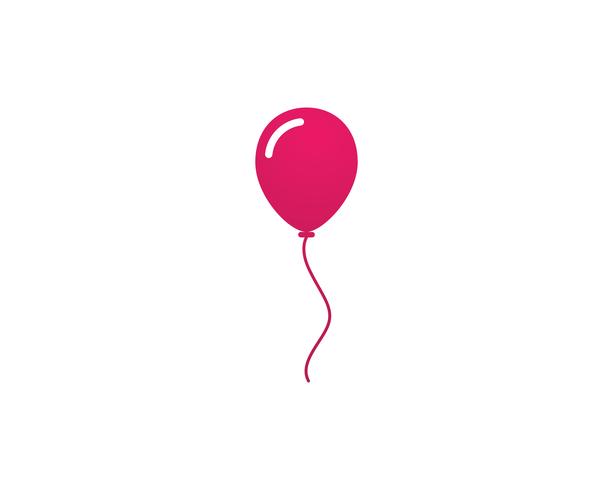 Festliche Ballone des Fliegenvektors, die mit glatten Ballonen für Feiertag glänzend sind vektor