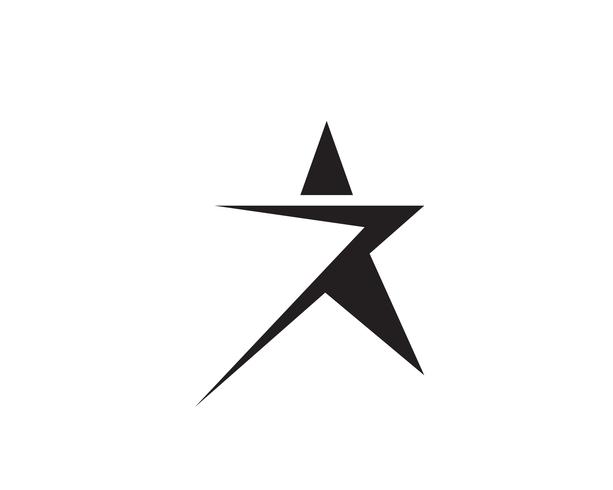 Star logotyp mall vektor ikon illustration design