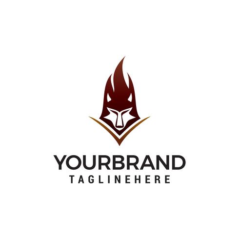 varg logo design koncept mall vektor