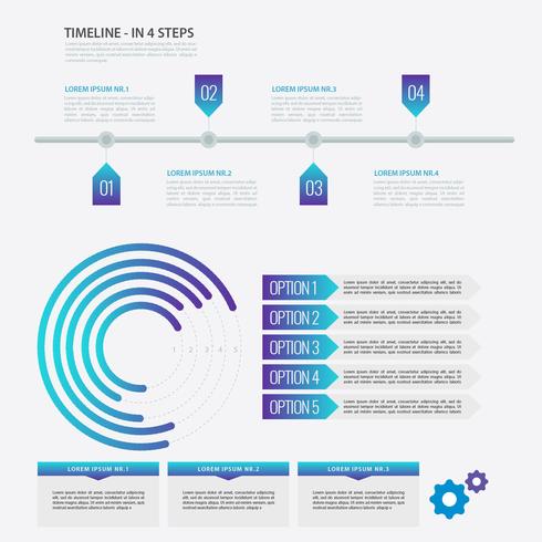 Vektor Infographik Elemente