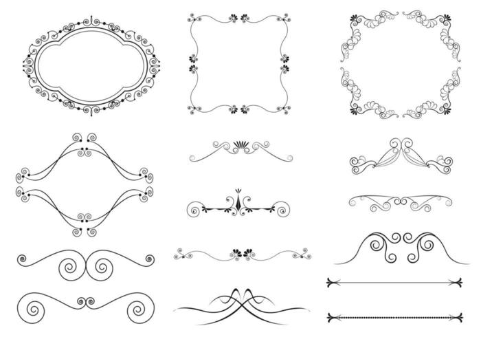 Flourish Ornament Vector Pack