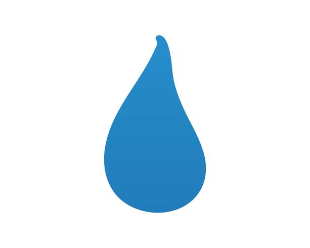 Wassertropfen Logo Template Vektor