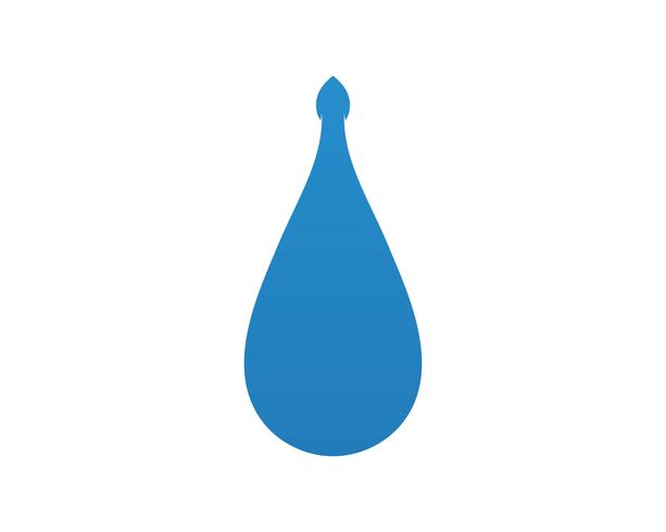 Wassertropfen Logo Template Vektor