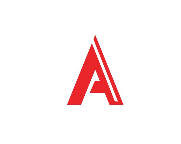 Eine Logo Letter Business Template-Vektorikone vektor
