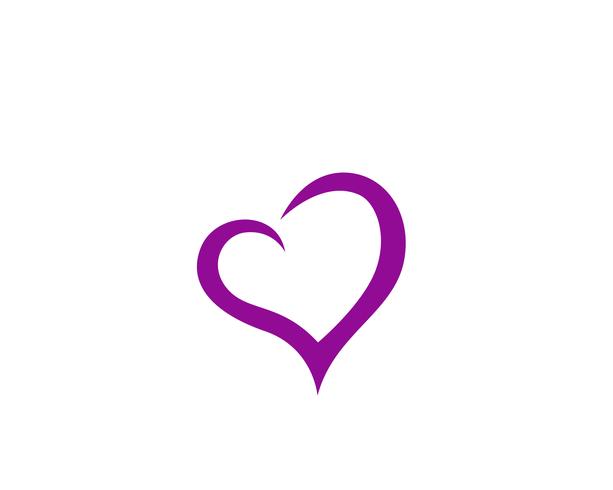 Kärlek Logo och symboler Vector Mall ikoner