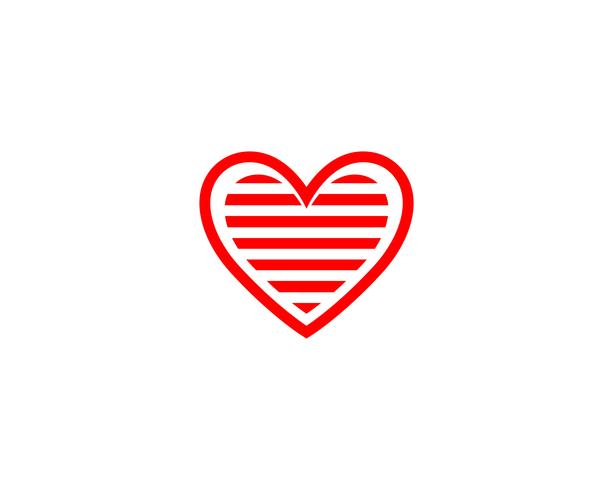 Kärlek Logo och symboler Vektor Mall ikoner app vektor