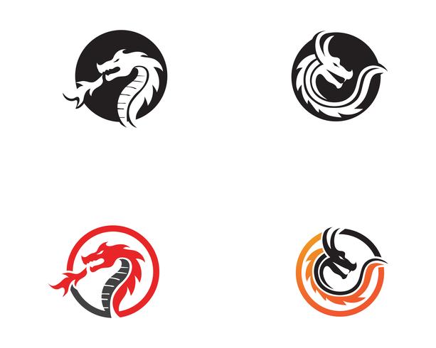 Dragon Logo Symbol Vektor