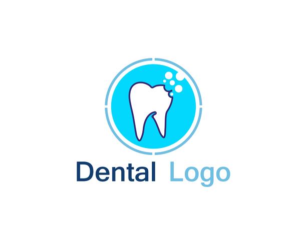 Zahnpflege-Logo und Symbol vektor