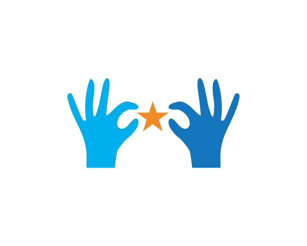 Handpflege-Logo und Symbole Vorlage Symbol vektor