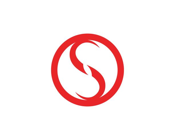 S-logotyp och symbolmall vektorikoner vektor