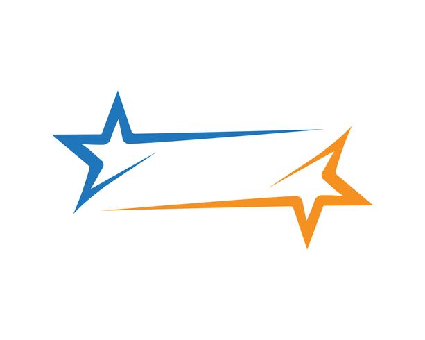 Star logo mall vektor ikon illustration