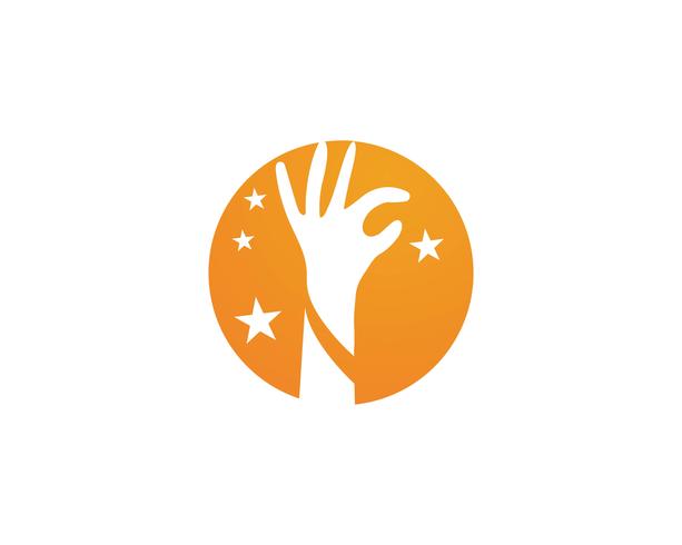 Handpflege-Logo und Symbole Vorlage Symbol vektor