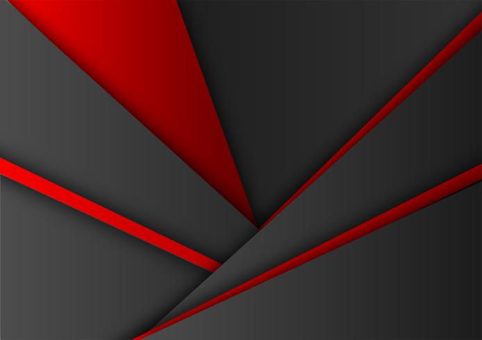 Geometrischer Hintergrund des Vektors rote und schwarze Farb. Abstrakte Beschaffenheit mit modernem Design des Kopienraumes vektor