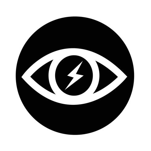 Sign of Eye-ikonen vektor