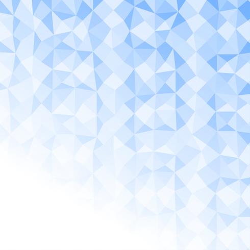 Ljusblå polygon abstrakt bakgrund. Vektor textur geometrisk med kopia utrymme