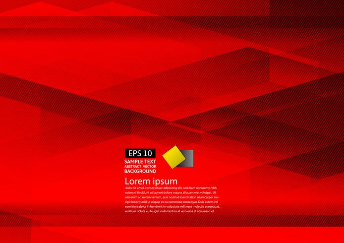 Abstrakt geometrisk röd bakgrund modern design eps10 med kopia utrymme, Vektor illustration