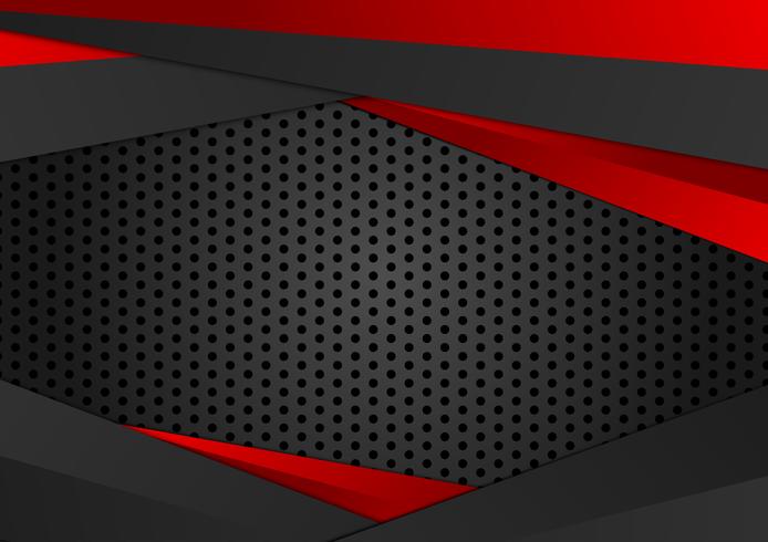 Vektor röd och svart färg geometrisk bakgrund. Abstrakt konsistens med kopia utrymme design för din verksamhet.