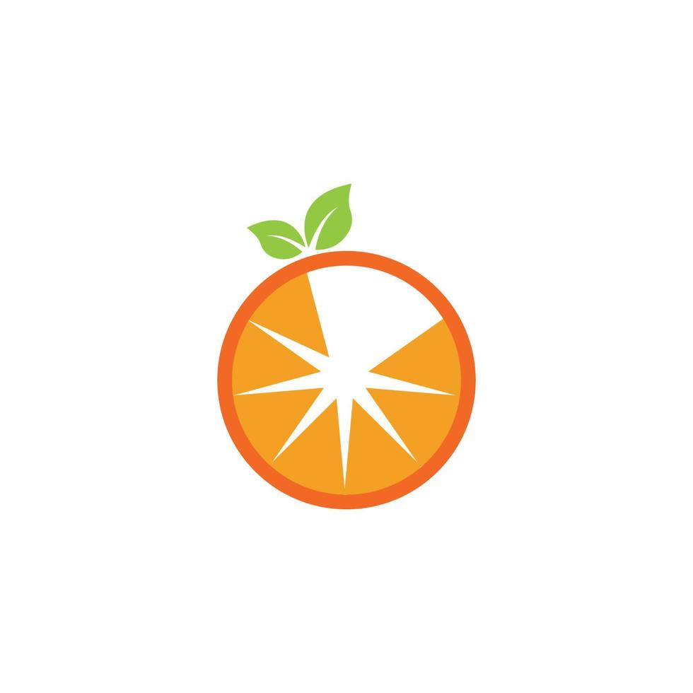 orange logo design vektor ikon illustration design