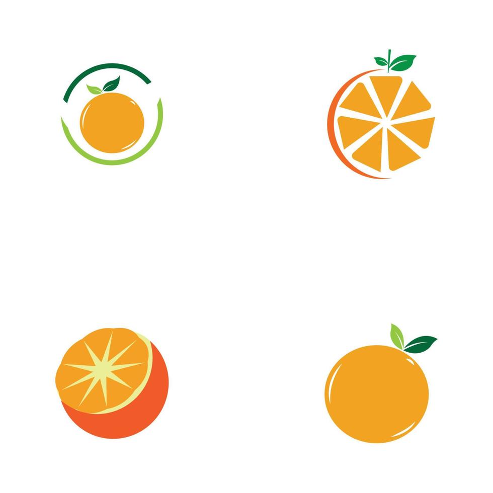 orange logo design vektor ikon illustration design