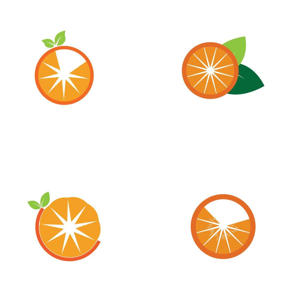 Orange Logo Design Vektor Icon Illustration Design