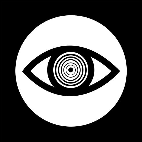 Sign of Eye-ikonen vektor