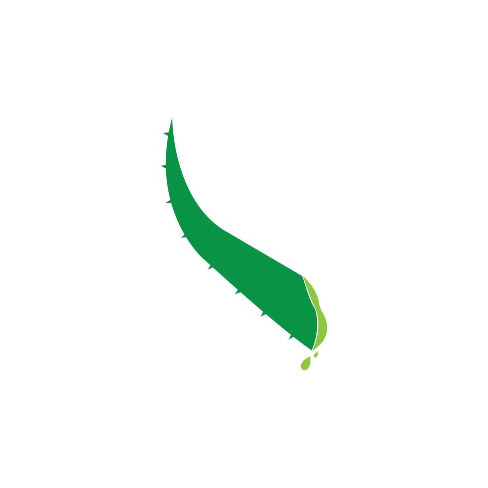 aloe vera logo vektorillustrationsvorlage vektor