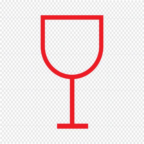 Dricka ikon vektor illustration